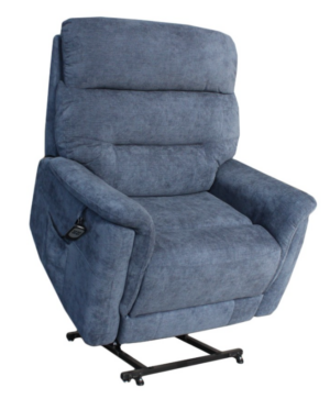 Hercules Dual Motor Lifter Chair Deep Blue Fabric