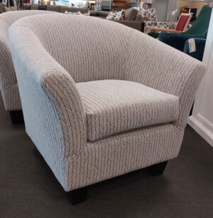 Hilton Tub Chair In Varadero Cobblestone Fabric
