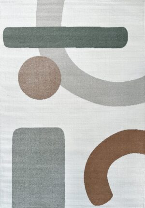 Hudson Muted Abstract 1.6X2.3 Large Rug