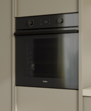 Haier 12F Air Fry Steam Asst Pryo 595X595X568 Blac