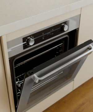 Haier 12F Air Fry Steam Asst Pryo 595X595X568 Grey