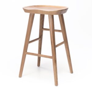 Fuji Barstool Natural Oak 390Wx365Dx650H