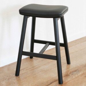 Hue Black Oak Padded Barstool 47x40x65