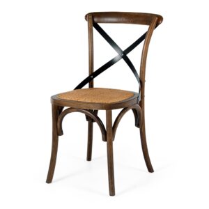 Villa X-Back Dining Chair Deep Oak