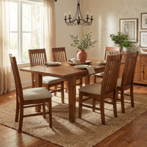 Irish Coast 1400 Ext Dining Table + 6 Padded Chair