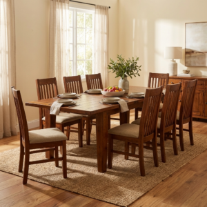 Irish Coast 1830 Ext Dining Table + 8 Padded Chair