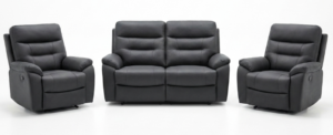 Jackson Black Fabric 2Rr +R +R Super Suede