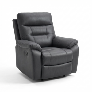 Jackson Black Fabric Recliner Super Suede