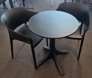 Finn Indoor Outdoor Dining Table + 2 Zoe Chairs