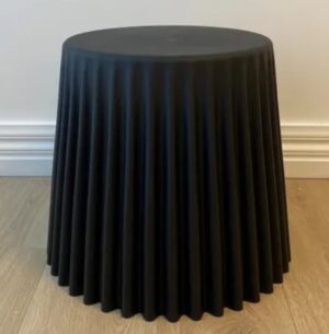 Gus Indoor Outdoor Stool Black 47X40.5Cm
