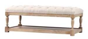 Chateau Tailored Upholstered Bench 1200X700X420H