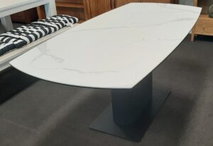 Juliet Ceramic & Glass Dining Table 1800X900X770