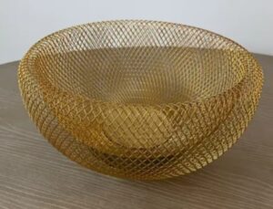Luma Gold Fruit Bowl