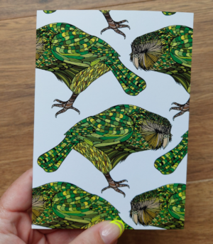 Kakapo Greeting Card X2 - Blank Inside