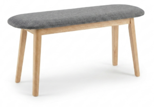 Foxton Fabric Upholstered Bench Seat 91X31X46H