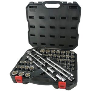 Powerbuilt 1/2In 44Pc Combination Socket Set