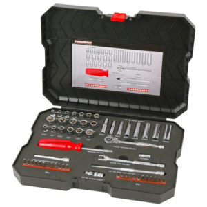 Powerbuilt 1/4In 58Pc Combination Socket Set