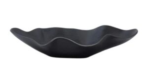 Kona Wavy Oval Dish Black