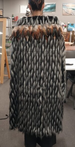 Korowai Hauhere Brown Feathers Full Length 150X125