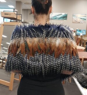 Korowai Tui Design 1/4 Length 160X30Cm