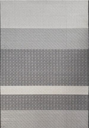 Kosta Indoor/Outdoor Trellis Black Rug 2.0X2.9