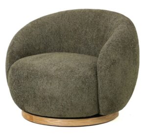 Maimi Swivel Chair Xl Moss Green Fabric 995X870