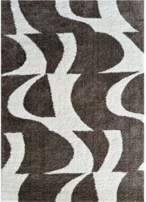 Laine Contrast Walnut 1.6x2.3M Large Rug