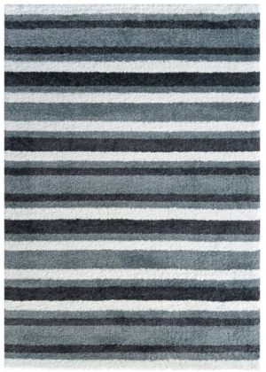 Laine Stripe Smoke Blue 1.6x2.3M Large Rug