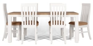 Parisian 1900 Table + 6 Dining Chairs