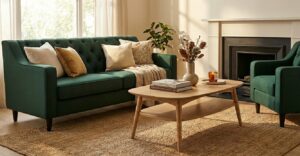 London Button Back 3 + 1 Seater In A Grade Fabric