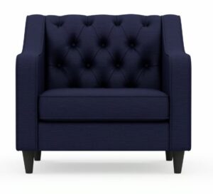 London Button Bk 1 Seater A Grade Fab 900X830X850