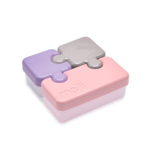 Melii Puzzle Container Pink/Purple Dishwasher Safe