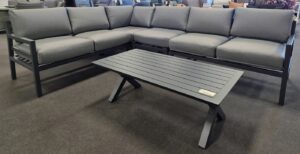 Mantua Outdoor Corner Lounge Set + Coffee Table
