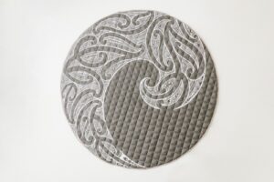 Bo & Ko Baby Maori Inspired Playmat Olive 130Rd
