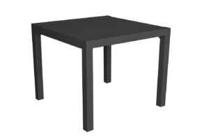 Matzo Gunmetal Outdoor Table 900X900X750H