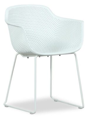 Lilac White Outdoor Chair 590X540X800H