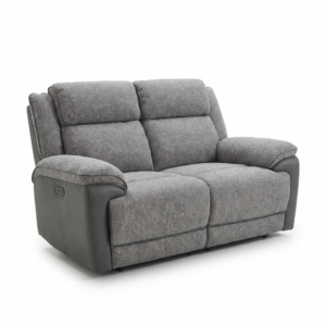 Mckenzie 2 Seater Electric Recliner Drk Gry Oos