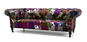 Patchwork 3 Seater Sofa 2300X960X770H