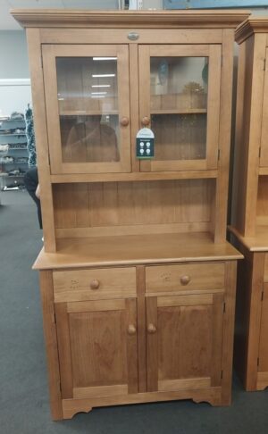 Millyard 2D Buffet Hutch Aged Pine 1077X400X1990H