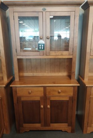 Millyard 2D Buffet Hutch Old Rimu 1077X400X1990H