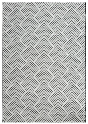 Milos Deco Charcoal In&Outdoor Rug 1.2X1.7M