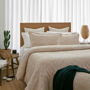 Mecca King Duvet Cover Set 100% Cotton Jacquard