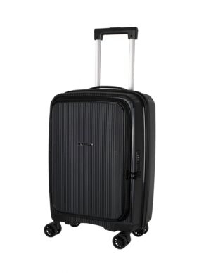 Voyager Montreal Cabin Luggage Black 55Cm Case