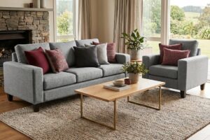Norway 3.5 + 1 Seater In A Grade Fabric