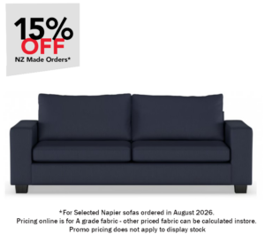Napier 3.5 Seater In A Grade Fabric 2500X1000