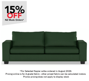Napier 4 Seater In A Grade Fabric 3000X1000