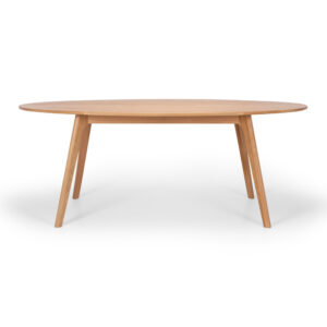 Olsen Oval Dining Table 2Mx1M Solid Oak