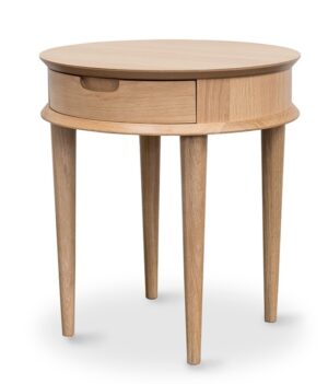 Oslo Lamp Table With Drawer 500X500X552H