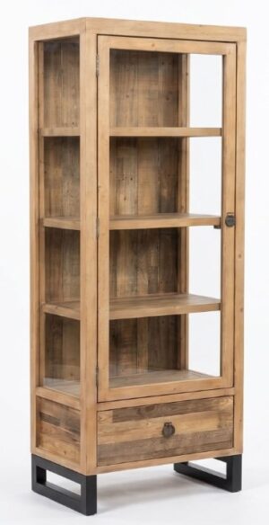 Flint Industrial Slim Display Cabinet 600X375X1700