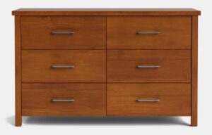 Portland 6Dr Lowboy Maple 1314X445X805H Nz Made